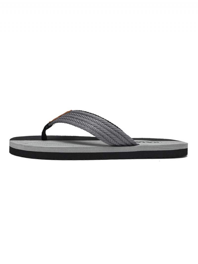 Muške Sandale Slip-on Pvc Gornji Eva Potplat - Siva