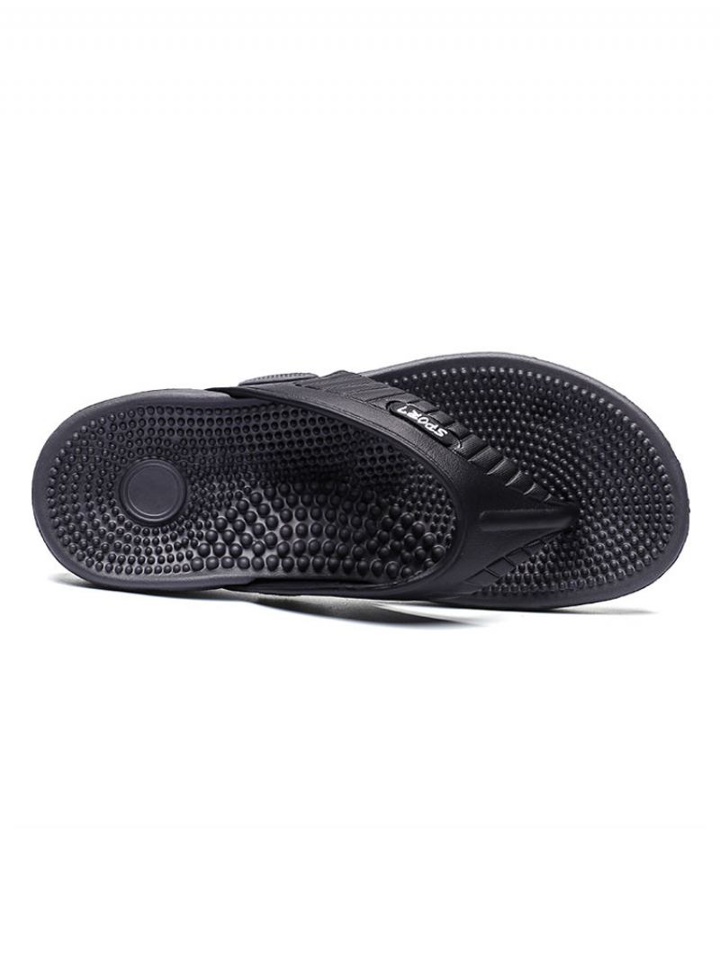 Muške Sandale Slip-on Pvc Gornji Eva Potplat - Crna