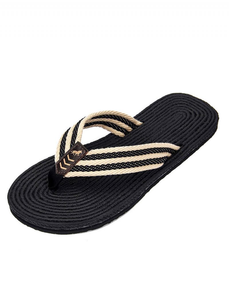 Muške Sandale Slip-on Pvc Gornji Eva Potplat - Crna