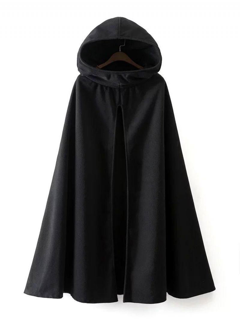 Ženski Kaput Cape Hoodie Jakna Poncho