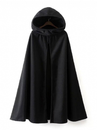 Ženski Kaput Cape Hoodie Jakna Poncho